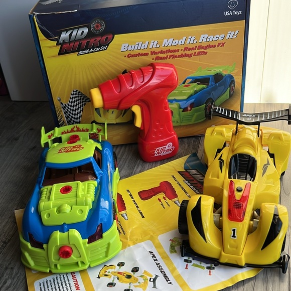 Kid Nitro Build A Car Set USA Toyz STEM - Picture 4 of 10